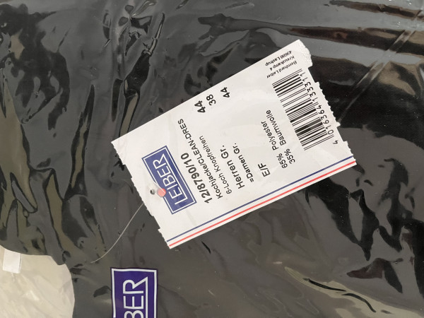 Kochjacke 6-Loch Damen Größe 38 und Herren Größe 44