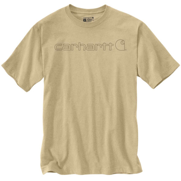 carhartt Herren Relaxed Fit Heavyweight Short-Sleeve Logo Graphic T-Shirt