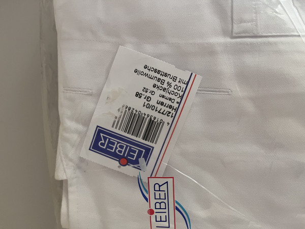 Kochjacke Damen Größe 52 Herren Größe 58