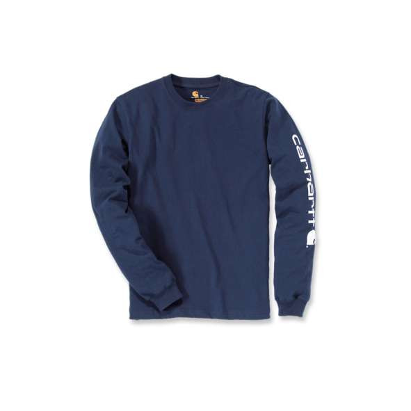 carhartt RELAXED FIT HEAVYWEIGHT LONG-SLEEVE LOGO GRAPHIC T-SHIRT
